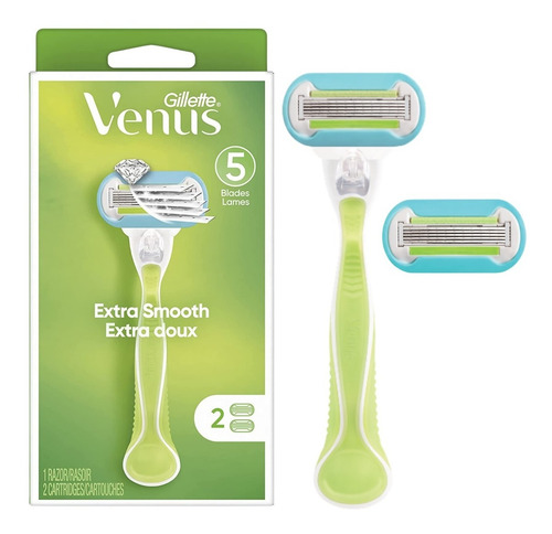 Maquina Gillette Venus Extra Smooth Verde 2cart Cincinnati