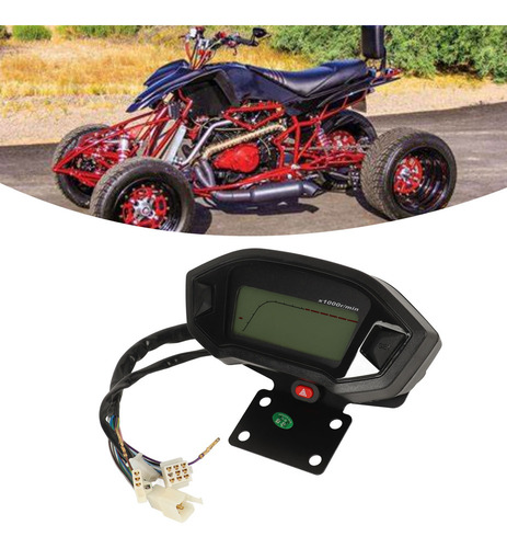 Qa Velocímetro De Motocicleta, Tacómetro Digital Lcd,