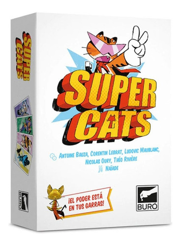 Super Cats - Juego De Cartas (+8) - Buró