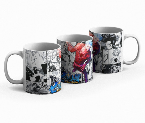 Taza Mug 11oz Anime Nanatsu No Taizai 7 Pecados Sins Ban