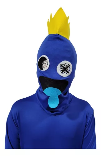Fantasia Infantil Boneco Azul Babão Blue Roblox Com Máscara - G 9