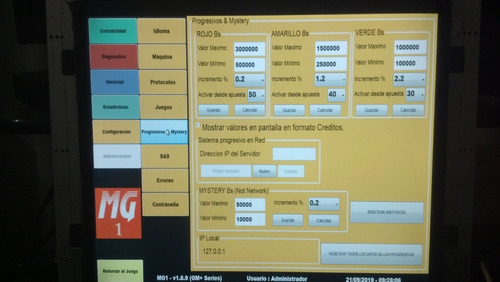 Imagen 5 de 6 de Multigame Touch Progresivo
