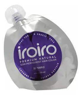 Iroiro Natural Premium Semi-permanent Hair Color 20 Purple 8