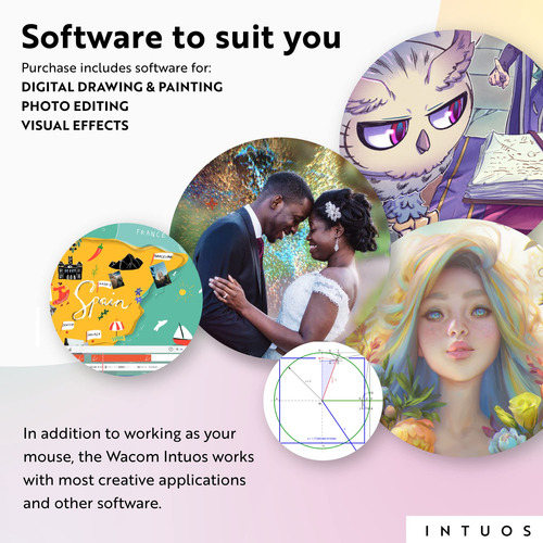 Intuos Drawing Tablet + Wacom + 10.4 X 7.8