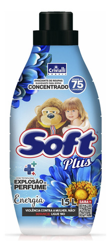 Amaciante Concentrado Soft Plus Energia 1,5l
