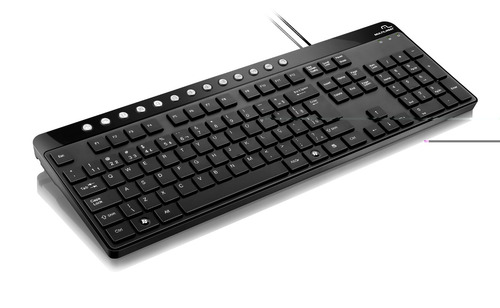 Teclado Multimídia Chocolate Usb Preto Tc143 - Multilaser