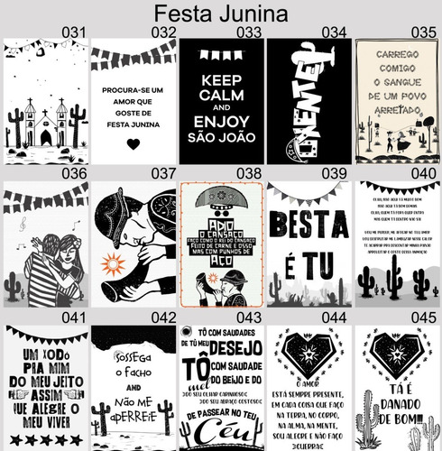 Imagem 3 de 6 de Placas Decorativas Festa Junina Cordel