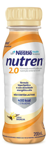 Nutren 2.0 Nestlé - Caixa C/12 - (sabor Baunilha) Promoção Baunilha