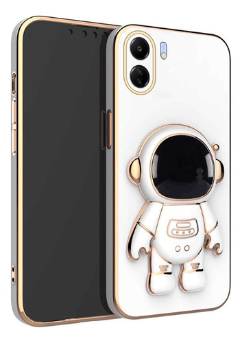 Li Capa Para Redmi 13c Electroplate Silicone Astronauta