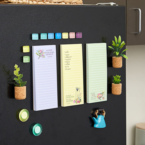Blocs De Notas Magneticos Para Refrigerador Coloridos