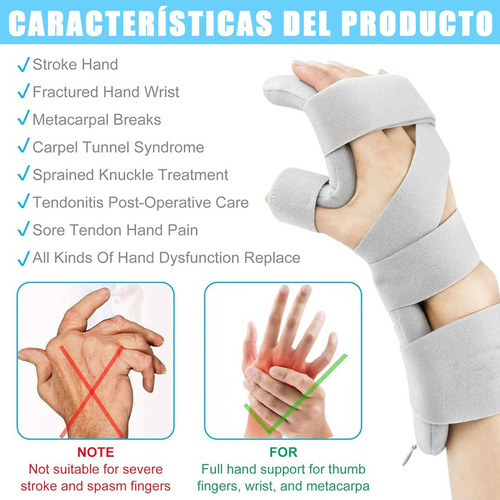 Soporte Ajustable For Dedo Férula De Mano Nocturna Reposa