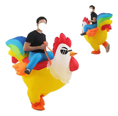 Disfraz De Gallo Inflable, Disfraz De Gallo B