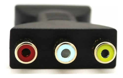 Adaptadores De Áudio E Vídeo Hdmi Para 3 Rgb Rca Revestidos