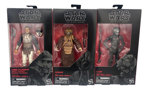 Star Wars The Black Series Zuckuss 4-lom Y Lando Skiff Guard