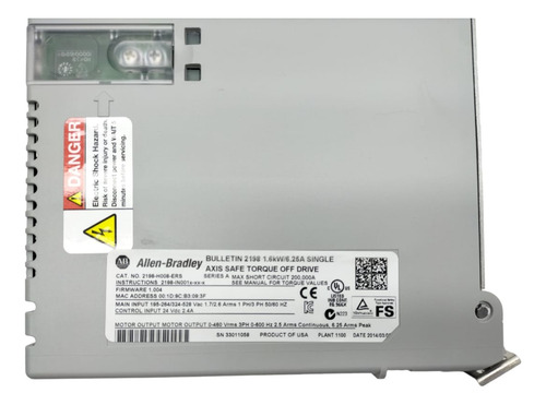 Allen Bradley 2198-h008-ers Kinetix 5500