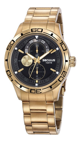 Relógio Seculus Masculino 13041gpsvda1