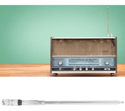 Antena Telescópica Fm, Transmisor De Radio, Aleación De Alum