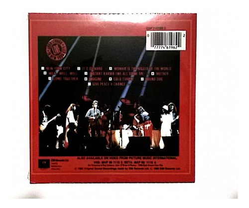 John Lennon Cd: Live In New York City ( Simil Vinilo ) Estándar