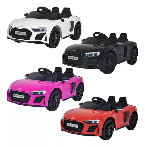 Mini Carro Elétrico Infantil Criança 12V Audi R8 Spyder Controle