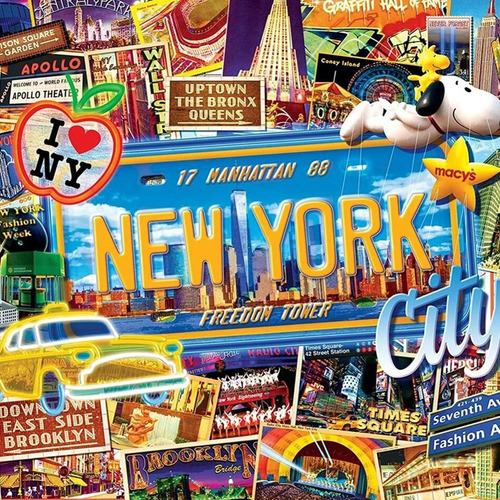 Imagen 2 de 2 de Rompecabezas: Greetings From New York City - 550 Piezas