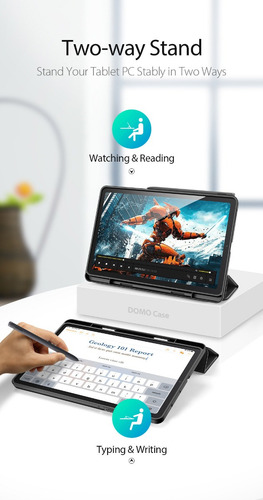 Case Funda Smart Cover Samsung Tab S6 Lite P613 10.4 2022