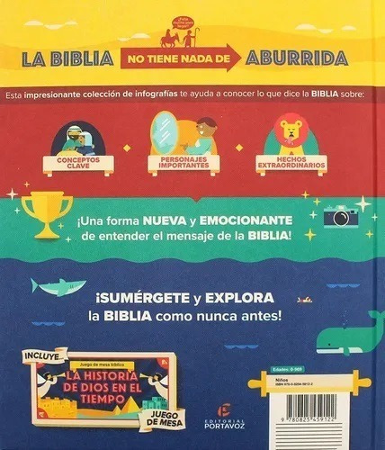 Imagen 4 de 6 de Biblia Infográfica Para Niños De 0 A 99