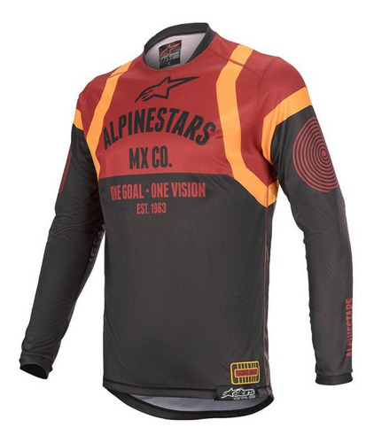 Playera Motocross Caballero Racer Tech Flagship Alpinestars