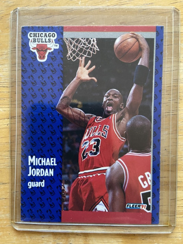 Michael Jordan Tarjeta Fleer 1991