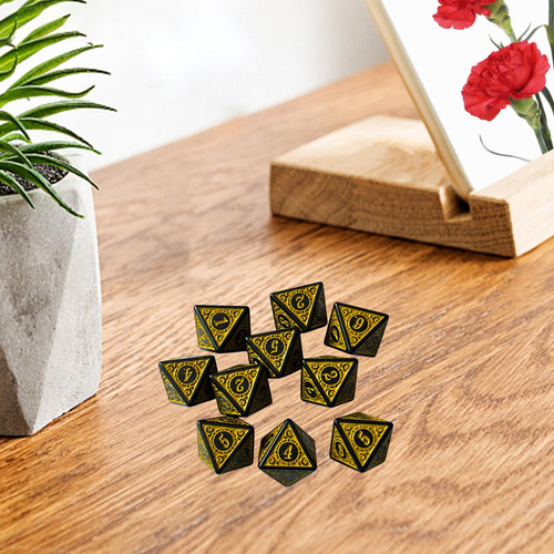 6 Paquete De 5-6, 10 Uds., Dados De 15mm, Juego De 6 Piezas