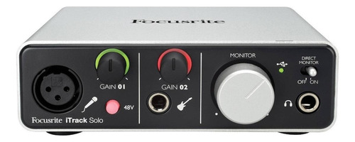 Interface de áudio Focusrite iTrack Solo 100V/240V