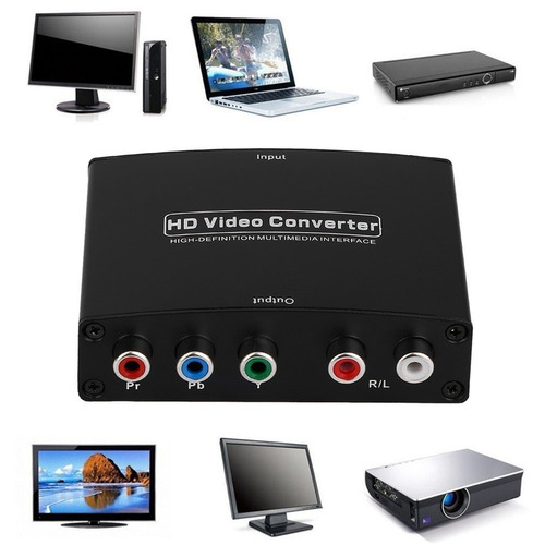 Hdmi A Componente Rgb (ypbpr) Vídeo + R / L Adaptador Audio