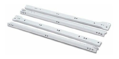 Imagen 2 de 8 de Correderas Tipo Z Metalica Cajon P Mueble 50 Cm Blanca Ofrta