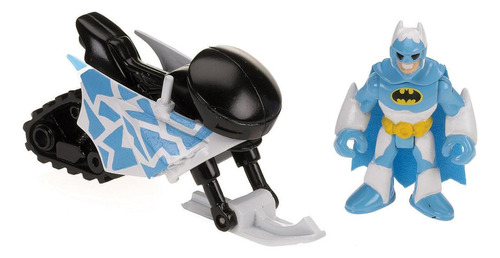 Fisher-price Batman Ártico Con Moto De Nieve