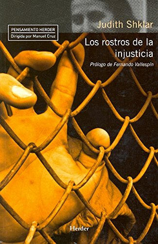 Libro Rostros De La Injusticia (pensamiento Herder) (rustica