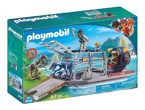 Playmobil Dinosaurios 9433 Hidrodeslizador Con Jaula Playmobil Dinosaurios 9433 Hidrodeslizador Con Jaula