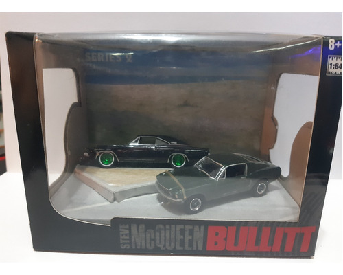 Set Diorama Bullitt Steve Mcqueen Greenlight 1/64 