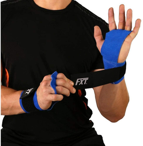 Fxt Calleras/hand Grip Pro De Carnaza De Piel Crossfit, Gym