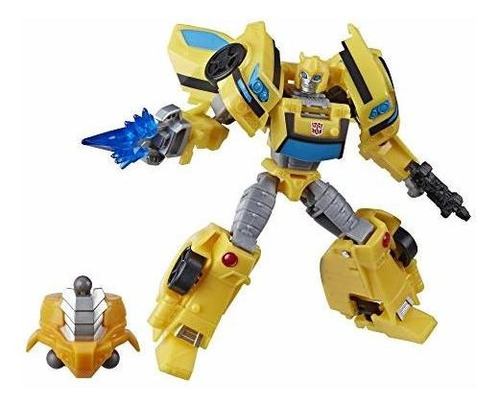 Transformers Toys Cyberverse Deluxe Class Bumblebee Action F