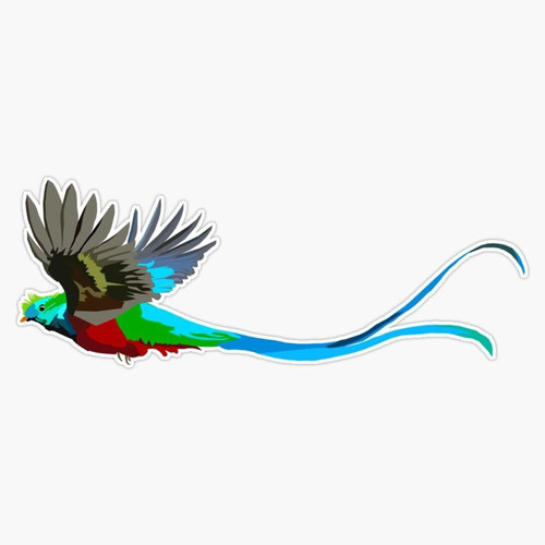 Quetzal Adhesivo Decorativo Para Parachoques (5 Pulgadas)