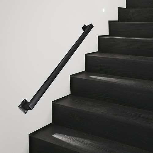 Xt Pasamanos De Escalera De Metal Negro Pasamanos De