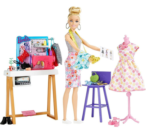Muñeca Barbie De Diseñador De Moda, 12 Pulgadas, Amp Studio