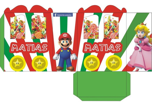Super Mario Bross Kit Imprimible Personalizado