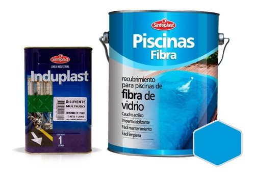 Pileta Fibra 10lt + Dil Multiuso Sinteplast | Prot De Superf