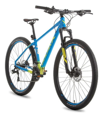 Bicicleta Mtb Audax Aro 29 Havok Sx Azul Cyan E Amarelo Tamanho Do Quadro 15