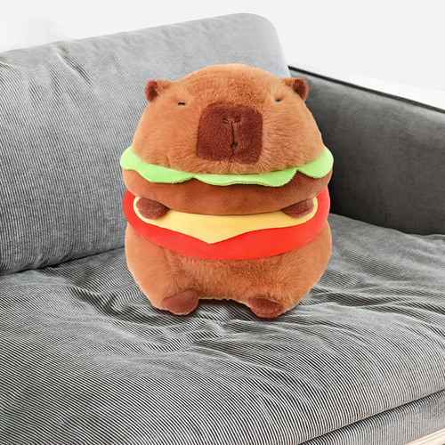 A Muñeco De Peluche De Hamburguesa, Juguete De Peluche 35cm