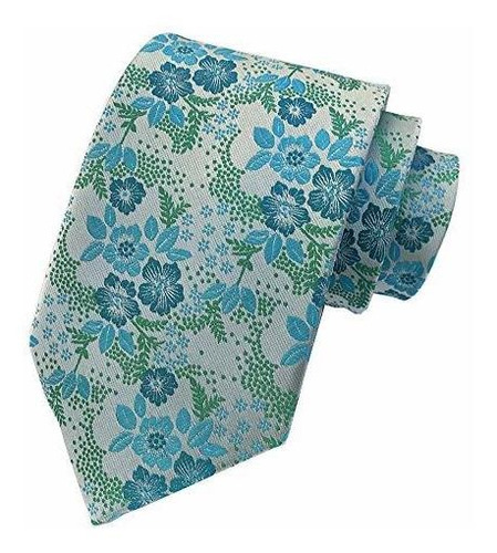 Men's Floral Pattern Ties Cravat Jacquard Luxury Wedding Nec