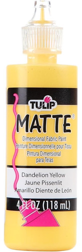 Pintura Para Tela Dimensional Tulip 118ml Amarillo Mate