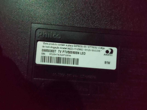 Tv, Televisão 4k Quebrada, 50 Polegadas ,philco