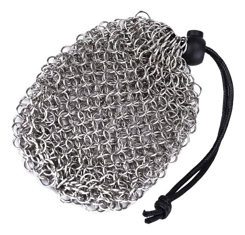 Upgrade Bolsa De Dados Chainmail Aço Inoxidável Grande