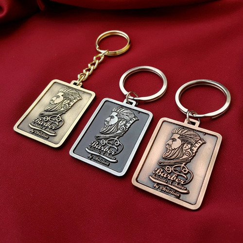Imagen 1 de 6 de Llaveros Personalizados Metálicos (desde 50 Unds)